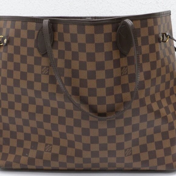 Louis Vuitton Damier Ebene Canvas Neverfull GM Tote Bag - Picture 2 of 14